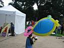 01_0041.JPG: Eeyore's Birthday 2004:  Fishy balloon - 1