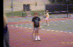 at tennis